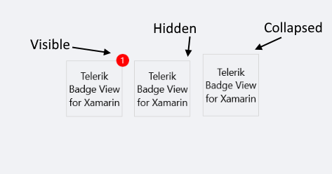 BadgeView Badge Visibility
