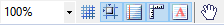 The Standalone Designer ToolStrip, which is placed in the lower-left corner of the design surface.